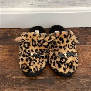 Kate spade cheetah print slippers